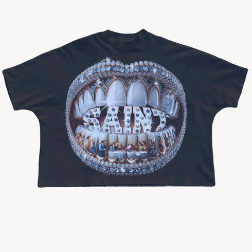 Y2K Punk Graphic Tee – Oversized Harajuku Streetwear T-Shirt